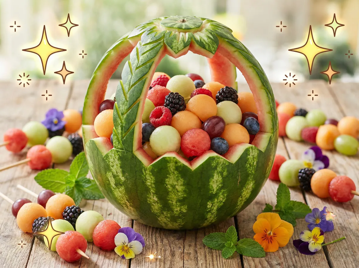 水果派 视频：蔬果创意摆盘